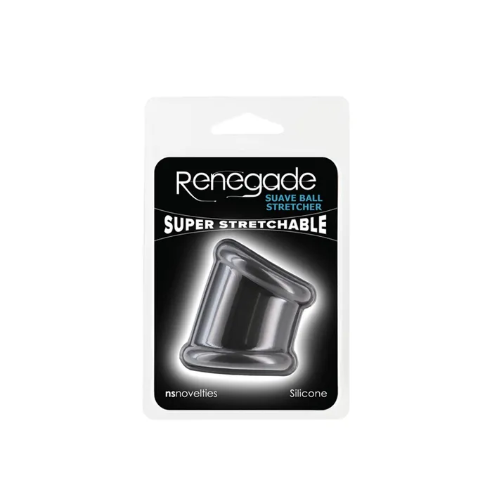 nsnovelties Anal Renegade Suave Ball Stretcher Black