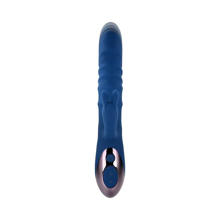Vibrators Evolved Evolved The Ringer Rechargeable Thrusting Silicone Rabbit Vibrator