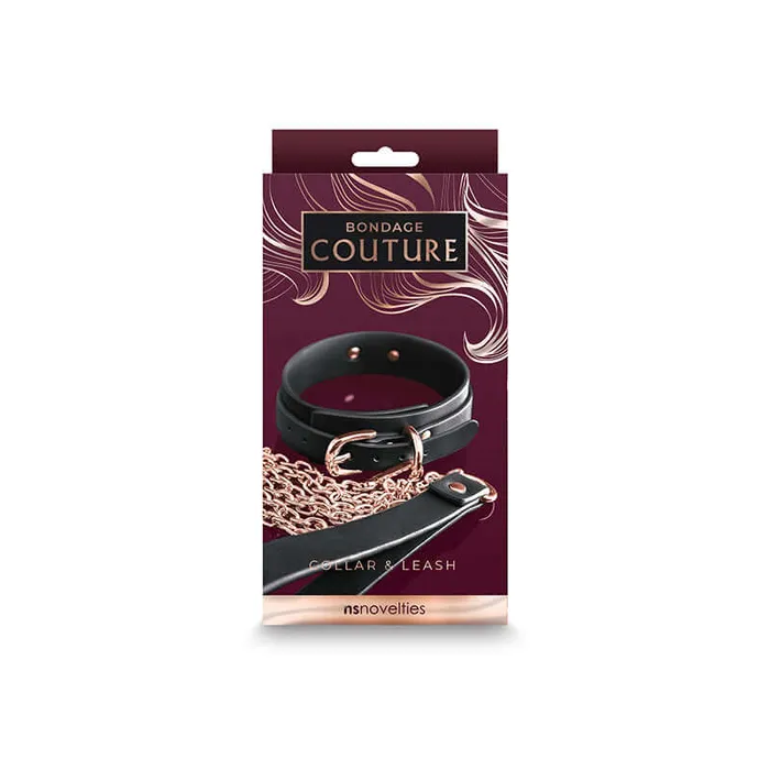 NS Novelties Elevate Your Desires with Bondage Couture Collar and Leash by NS Novelties Vibrators