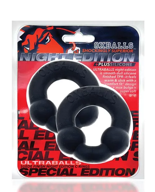 Oxballs Ultraballs Cockring Special Edition Night Pack Of 2 OXBALLS Couples Oxballs Ultraballs Cockring Special Edition Night Pack Of 2 OXBALLS Couples