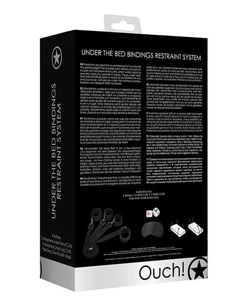Shots Ouch Bed Restraint System Black Shots America Anal Shots Ouch Bed Restraint System Black Shots America Anal