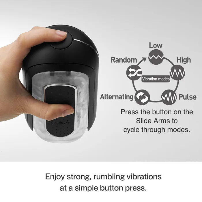 TENGA Anal FLIP ZERO EV Electronic Vibration BLACK