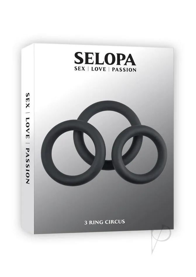 Anal Selopa Selopas 3 Ring Circus Black