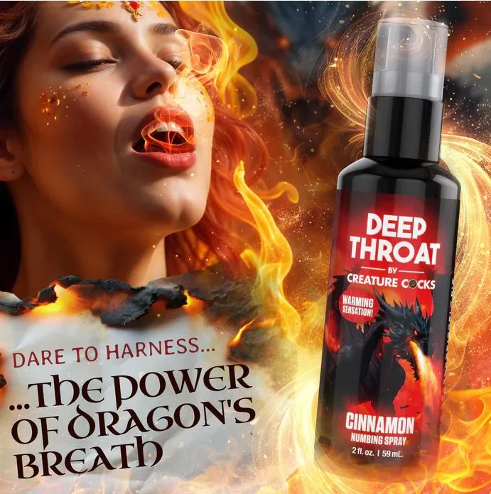 Creature Cocks Cinnamon Flavored Deep Throat Numbing Spray 2 oz XR LLC Male Sex Toys Creature Cocks Cinnamon Flavored Deep Throat Numbing Spray 2 oz XR LLC Male Sex Toys