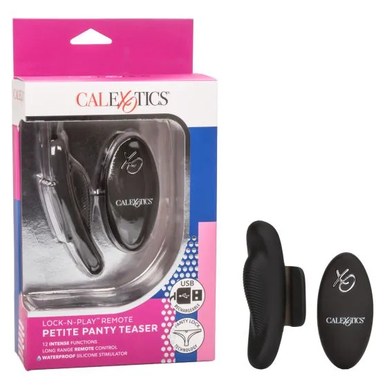 LockNPlay Remote Petite Panty Teaser Black Castle Megastore Female Sex Toys