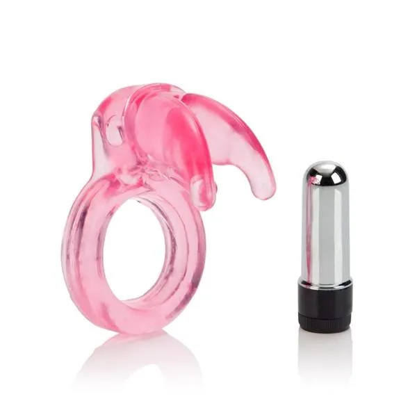 Male Sex Toys California Exotics Triple Clit Flicker Vibrating Penis Ring