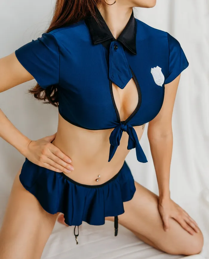 Shufuyuan Sensual Siren Police Costume Vibrators