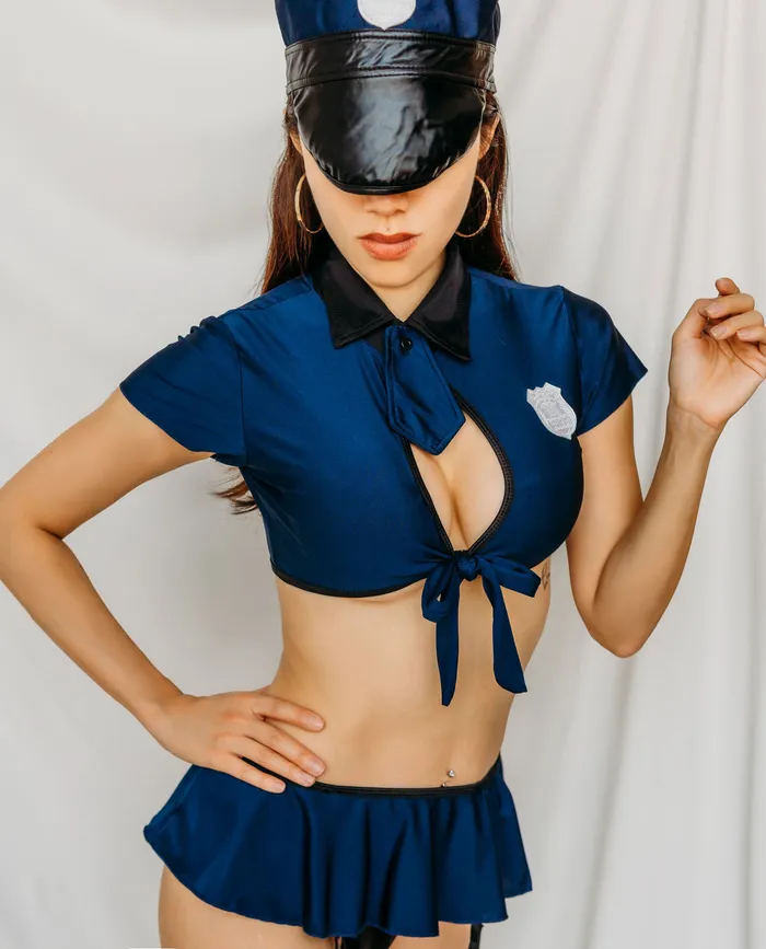 Shufuyuan Sensual Siren Police Costume Vibrators