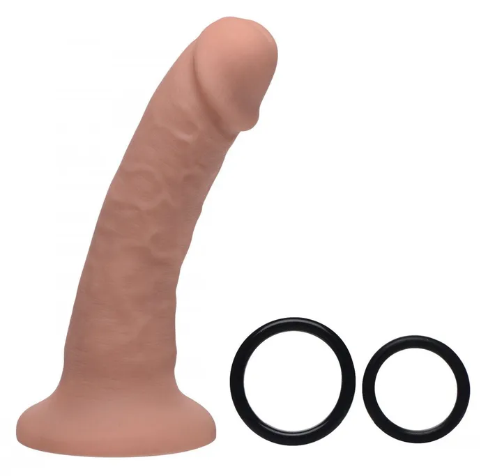 Strap U Female Sex Toys Seducer 7 inch Silicone Dildo with Harness