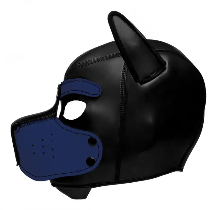 Anal Master Series Spike Neoprene Puppy Hood Blue BDSM Pup Play Anal Master Series Spike Neoprene Puppy Hood Blue BDSM Pup Play