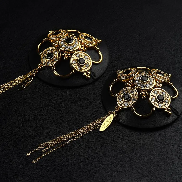 Baroque Leather Nippies by UPKO UPKO Restraints