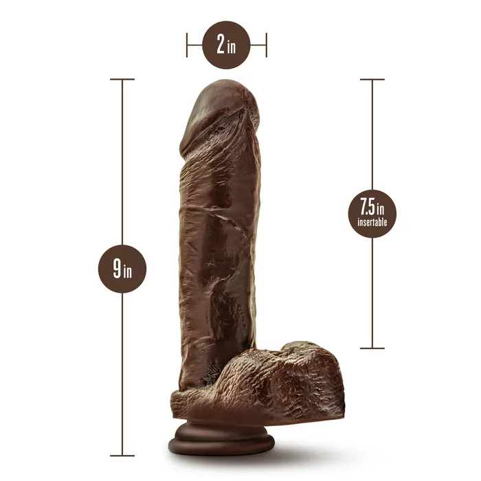 Dildos Blush Novelties Dr Skin Plus 9 Inch Thick Posable Dildo With Balls Chocolate Dildos Blush Novelties Dr Skin Plus 9 Inch Thick Posable Dildo With Balls Chocolate