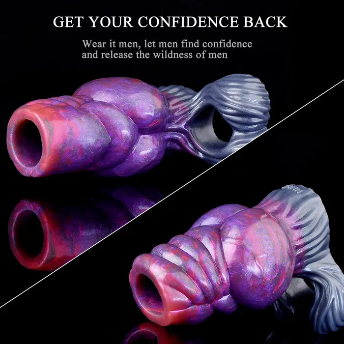 DirtyToyz Male Sex Toys Tyson Silicone Penis Knot Sleeve