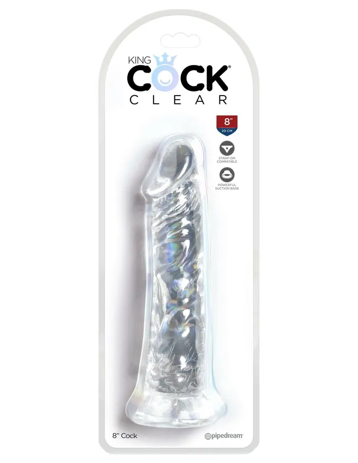 King Cock Clear 8 Cock Pipedream Dildos