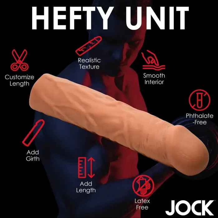 Male Sex Toys Jock Extra Long 3 Inch Penis Extension Medium Cock Sleeve