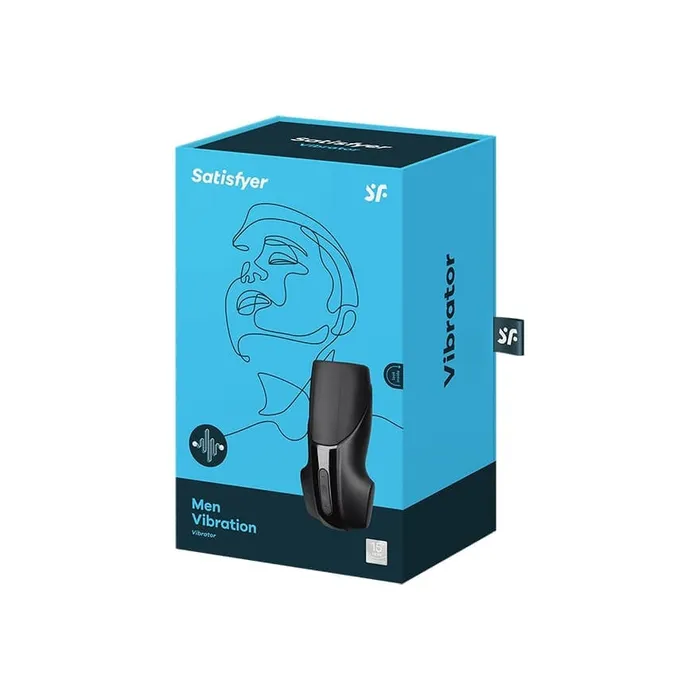 Satisfyer Men Vibration Vibrator Black Satisfyer Vibrators