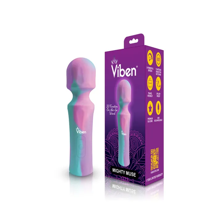 Viben Vibrators Mighty Muse Unicorn Powerful Personal Wand Massager Viben Vibrators Mighty Muse Unicorn Powerful Personal Wand Massager