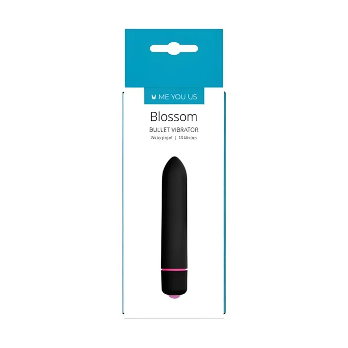 Vibrators Me You Us Me You Us Blossom 10 Mode Bullet Vibrator Black