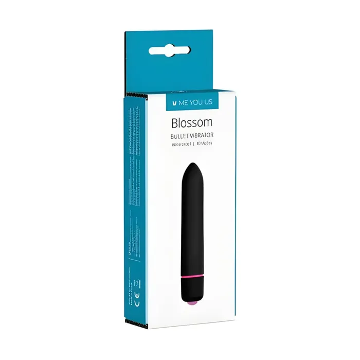 Vibrators Me You Us Me You Us Blossom 10 Mode Bullet Vibrator Black