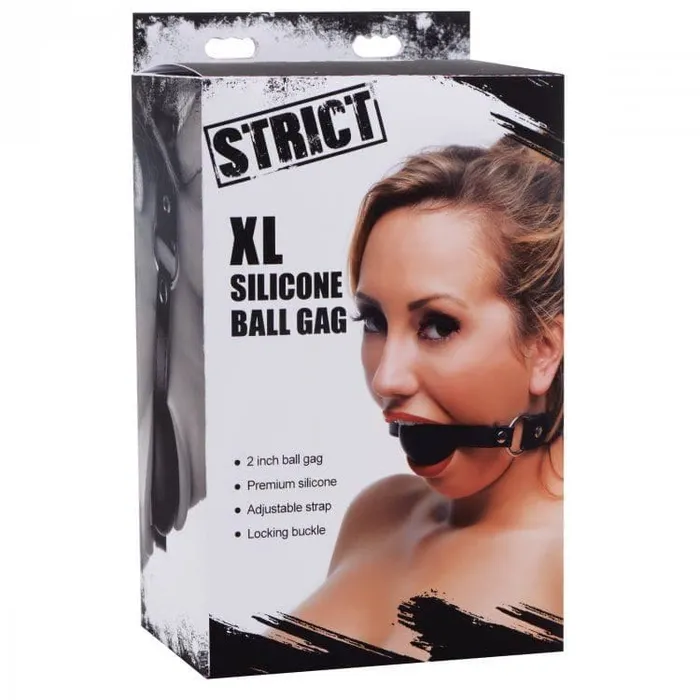 XL Silicone Gag Ball 2 inch Strict Anal XL Silicone Gag Ball 2 inch Strict Anal