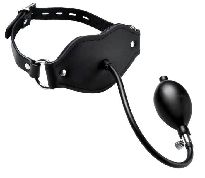 XR Brands Master Series Male Sex Toys Silencer Inflatable Locking Penis Gag Black XR Brands Master Series Male Sex Toys Silencer Inflatable Locking Penis Gag Black