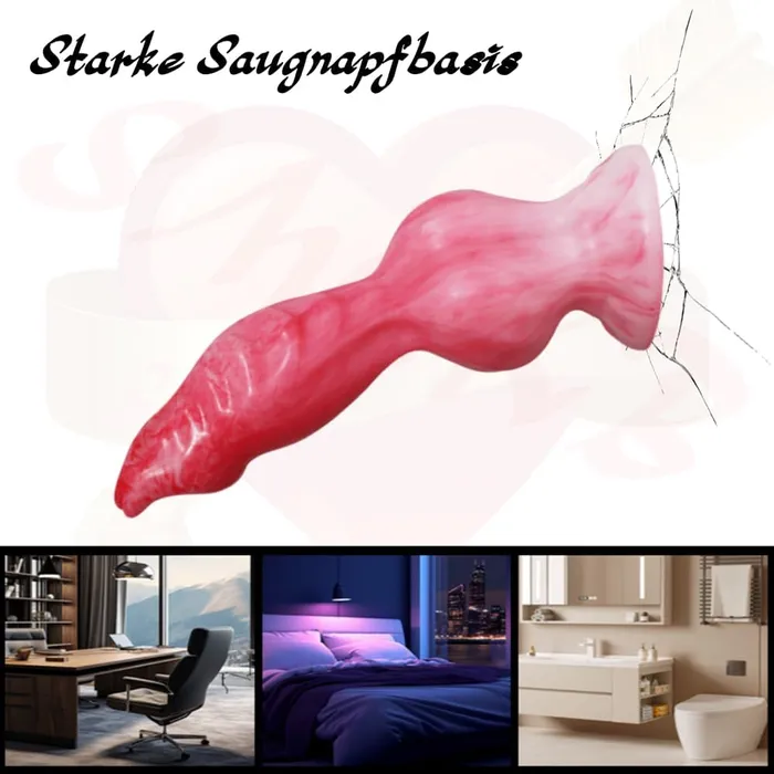  Anal Small Wolf Knotted Dildo for Beginners