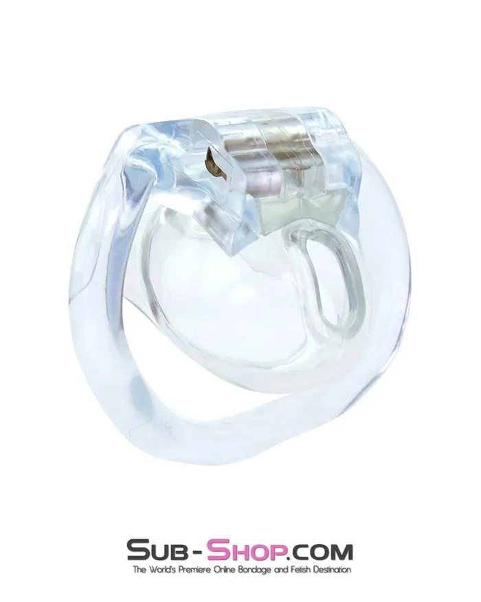 Aria Male Sex Toys 1578ARSIS Sissy Boy Cuckold Mini Clear High Security Locking Male Chastity
