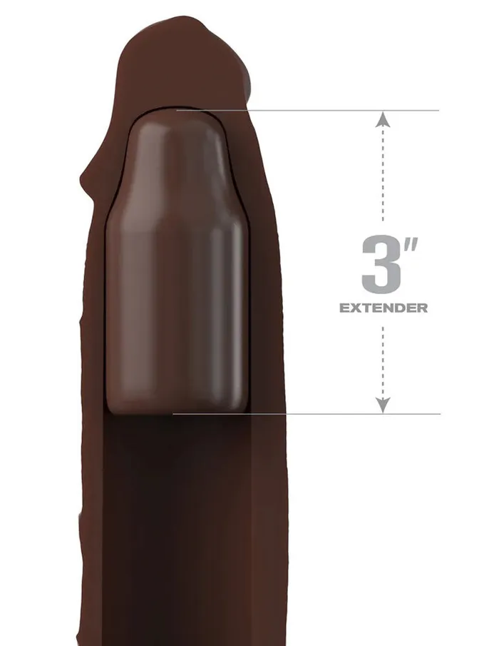 Fantasy XTensions Elite 7 Inch Extension With Strap Brown Pipedream Male Sex Toys Fantasy XTensions Elite 7 Inch Extension With Strap Brown Pipedream Male Sex Toys
