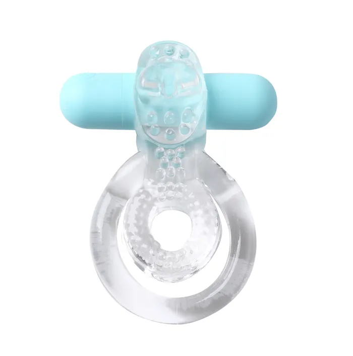 Jayden Vibrating Erection Enhancer Ring Clear Sale Male Sex Toys