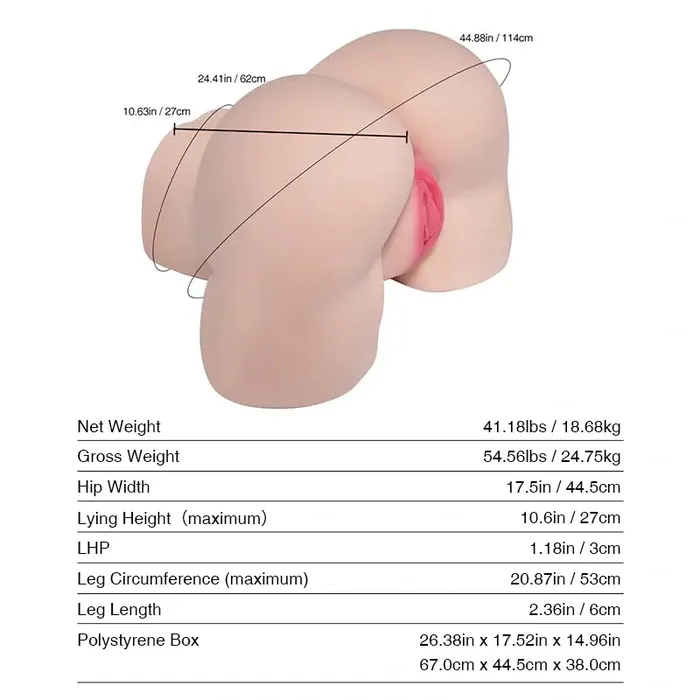 Male Sex Toys Tantaly Daisy pro 412LB Big Ass Removable Vagina Porn Sex Doll Male Sex Toys Tantaly Daisy pro 412LB Big Ass Removable Vagina Porn Sex Doll