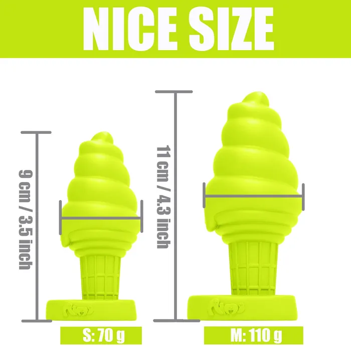 Lurevibe Anal Aimitex Ice Cream Colorful Silicone Butt Plug Anal Expansion plug
