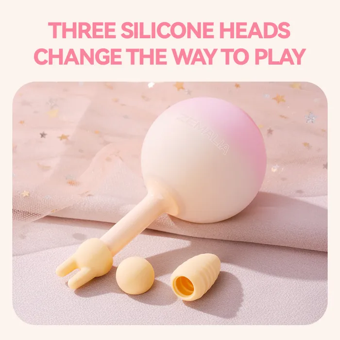 Lurevibe Vibrators Pink Gradient Lollipop Pressuresensitive Control Vibrator
