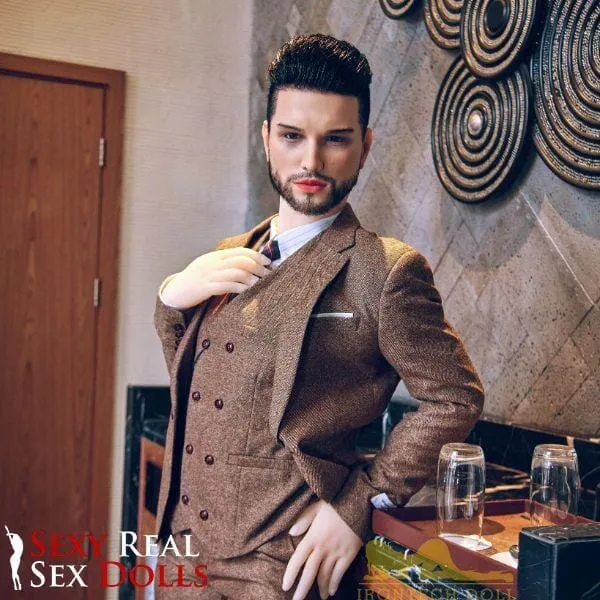 Male Sex Toys IronTech 162cm 5ft4 Fine Eligible Bachelor with Silicone Head Male Sex Doll Zayn