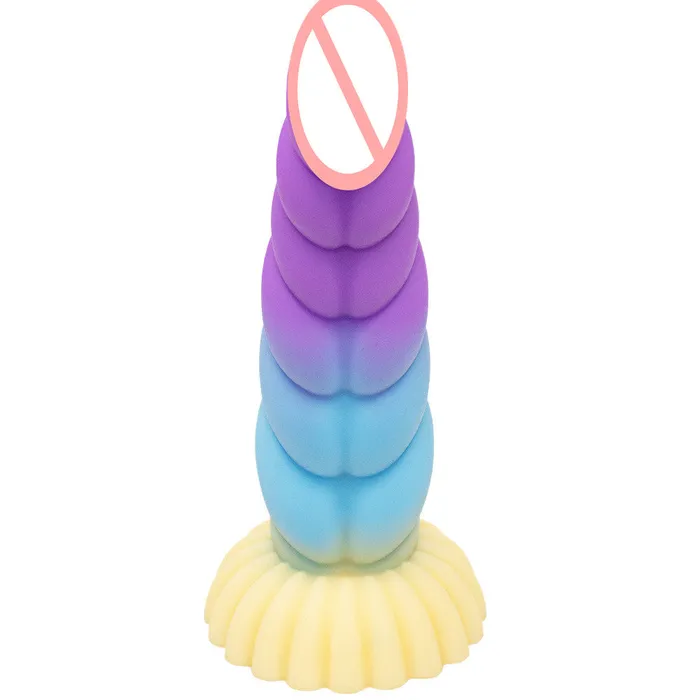 Male Sex Toys Lurevibe Colorful Braid Dildo Vibrator Liquid Silicone Anal Plug Male Sex Toys Lurevibe Colorful Braid Dildo Vibrator Liquid Silicone Anal Plug