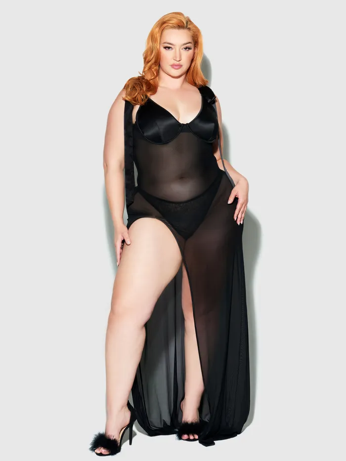 Melrose Satin Sheer Maxi Fredericks Of Hollywood Hosiery Melrose Satin Sheer Maxi Fredericks Of Hollywood Hosiery